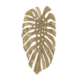 18.9x13.4x1.4\" Gold Monstera <b>Leaf</b> <b>Wall</b> Decal Chic <b>Decorative</b> Vinyl for Home or Office - Product Image 2