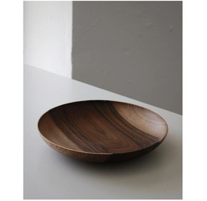 100% Natural Wood Bowl Set Stackable Round <b>Wooden</b> Salad Fruit Bowls for <b>Kitchen</b> Dining <b>Accessories</b> - Product Image 3