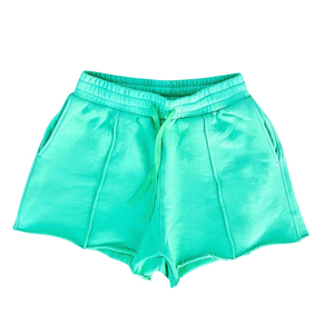 Shorts para mujer, ropa de verano, multicolor, cintura alta, OEM, personalizados, al por mayor, shorts con lavado ácido para mujer, HECHOS POR BS 2027 - Product Image 1