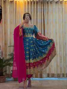 Vestidos de novia afganos étnicos Kuchi hechos a mano, transpirables, bordados, para mujer, estilo Pashtun, vestido Kabul largo. - Product Image 6