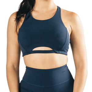 Premium Stylish Women's High Support Breathable Gym Clothing Windproof Backless Crop Sports Bra Front Workout Yoga Spandex/Nylon - Product Image 2