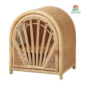 Armoire en rotin NHAT MINH pour enfants, design tropical, rangement écologique pour bébés et enfants - Product Image 1