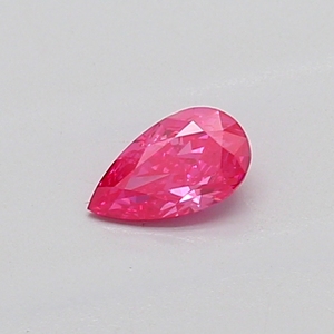 Diamant de laboratoire CVD de 0,28 ct, rose vif fantaisie, VS1, taille idéale en forme de poire - Product Image 1