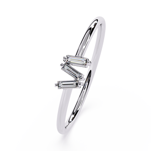 Bague en or 10 carats avec diamant de laboratoire rond, certifiée IGI, pour homme et femme, à porter au quotidien, idéale pour les célébrations de la vie, du fiançailles à l'anniversaire - Product Image 1