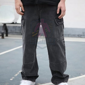 Jean Baggy Léger pour Homme, Meilleure Vente, Qualité Supérieure, 100% Coton, Taille Haute, Fermeture Boutonnée - Product Image 4