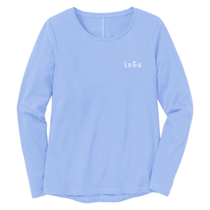 Camiseta de manga larga para mujer de calidad superior, logotipo de marca personalizado de secado rápido impreso, proveedor directo de Bangladesh, OEM personalizable - Product Image 2