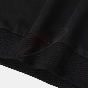 Sudadera Casual de Punto con Cuello Redondo y Estampado de Leopardo Negro para Hombre, Ajuste Regular, Talla Grande, con Logotipo Personalizado al por Mayor - Product Image 3