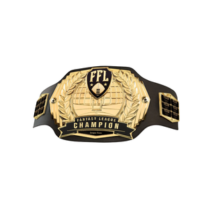 Fantasy League Championship Belt Customizable Sports Award Premium FFL Belt for Fantasy Football League Winner - Product Image 1