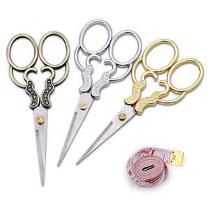 Fine Point Stainless Steel Embroidery Scissors Professional Needlework Tool for Detailed Cutting Tasks - Product Image 1