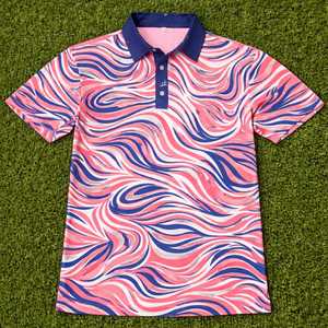 Camisas de Golf Oxford para Hombre, Sublimadas, de Manga Corta, en Spandex/Poliéster, con Logotipo Personalizado, Corte Regular, Ligeras y Transpirables - Product Image 6
