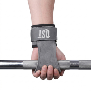 Wholesale Wrist Support Lifting Grips Non-Slip Custom logo <b>Hand</b> Grips for Gym Workout Weightlifting Training OEM For Unisex - Product Image 3