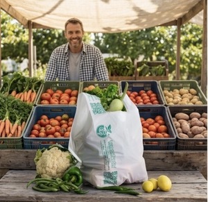 Bolsas Biodegradables |   Bolsas de Compra Compostables - Product Image 3