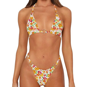 Conjunto de Bikini para Mujer, Diseño Moderno, Económico, de Alta Calidad, Transpirable, con Logotipo/Colores Personalizados, Ligero, Última Tendencia - Product Image 1
