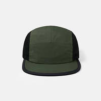 Casquette de camping personnalisable à 5 panneaux, casquette de trail running, casquette de sport d'extérieur en nylon maillé, légère, séchage rapide, multicolore
