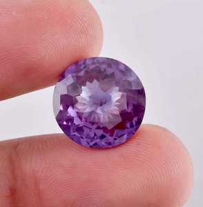 Alejandrita natural de gran tamaño, corte pera, origen Tanzania, azul violeta intenso, piedra preciosa suelta para la fabricación de anillos y joyería. - Product Image 6