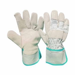 Gants de travail en cuir pleine fleur de vachette, robustes, pour la sécurité industrielle, la construction et l'entretien ménager, type Rigger canadien - Product Image 2