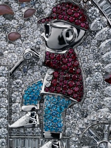 Pendentif de mode de luxe personnalisé en forme de cercle avec lettre, en argent 925, bijoux hip-hop, pendentifs lettres sertis de moissanite VVS - Product Image 4
