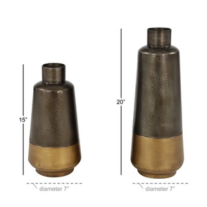 Florero de Metal de Diseño Contemporáneo, Elegante Artículo de Decoración Interior para el Hogar y la Oficina - Product Image 4