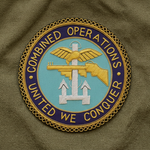 Parche Bordado Redondo de Operaciones Combinadas para Coser en Uniformes y Prendas - Product Image 6