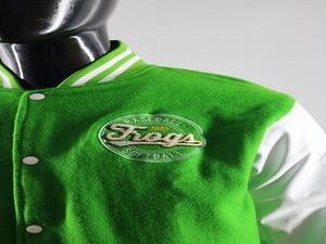 Veste universitaire pour homme SAMI avec col montant et logo sur le devant, 100% coton, veste d'hiver, couleur et logo personnalisables - Product Image 2