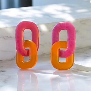 <b>Dropshipping</b> Ready Resin Earrings Blind Shipping Resin Earrings Solid Color Resin Earrings Custom Factory Wholesale Use Resin - Product Image 4