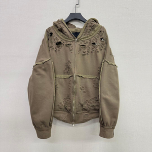 Chaqueta Deportiva Nesta Personalizada con Cierre, Estilo Vintage, Lavado Ácido, Sudadera Corta con Capucha de Felpa Francesa, Diseño Personalizado para Hombre - Product Image 5