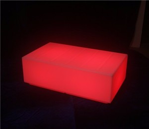 Modern Plastic Bar Furniture Hotel Use Color Change LED <strong>Beer</strong> <strong>Table</strong> for Party Events - Product Image 5