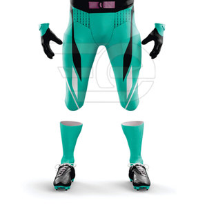 Uniforme de football américain pour activités de plein air, tissu doux au toucher, qualité durable pour les séances d'entraînement et les matchs de compétition - Product Image 5