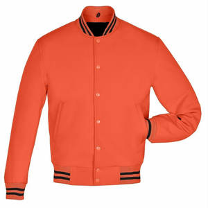 Blouson universitaire en laine personnalisé pour homme, style streetwear, patchwork, haute qualité, style universitaire, vente chaude - Product Image 4