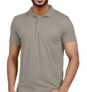 Polo pour homme durable 100% polyester, résistant au rétrécissement, uniforme de travail industriel, vêtement décontracté respirant - Product Image 2