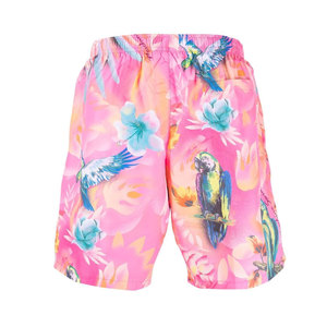 Shorts de bain pour hommes, style streetwear, en toile, sublimés, avec poches zippées, écologiques, anti-plis, séchage rapide, respirants, pour le basketball et la gym - Product Image 1