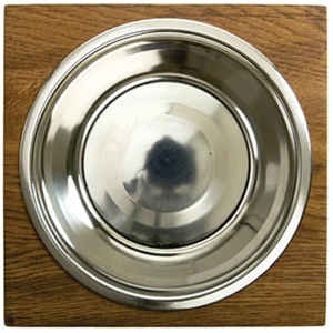 Gamelle isolée en acier inoxydable pour animaux de compagnie avec support en bois naturel, résistante au ruginissement et lavable au lave-vaisselle - Gamelle durable pour chiens - Product Image 2