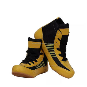 Chaussures de boxe OEM personnalisées pour hommes Baskets respirantes à semelle extérieure en caoutchouc Chaussures de lutte pour enfants avec logo personnalisé - Product Image 1
