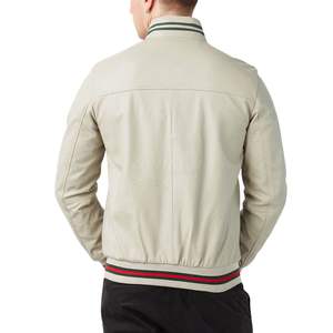 Chaqueta de Cuero Genuino de Piel de Oveja Ligera y Personalizada para Hombre 2026, Chaqueta de Lona y Cuero Resistente para Hombre |   Colores y Tamaños Personalizados - Product Image 6