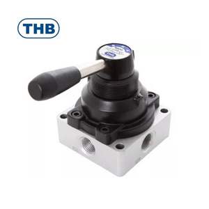 วาล์วโรตารี่ THB 4 พอร์ต 2 ทาง อลูมิเนียมอัลลอยด์ ควบคุมลมอัดอัตโนมัติ บรรจุภัณฑ์กล่องกระดาษแข็ง รับประกัน 1 ปี - Product Image 1