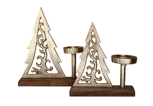 Porte-bougie de Noël de haute qualité, support à bougie en métal, vente en gros, centre de table de Noël, décoration pour événements festifs - Product Image 3