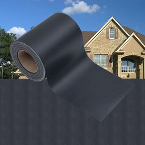 Écran de confidentialité de jardin en PVC gris foncé mat 114.8 'x 0.6' Produit de clôture de qualité - Product Image 1