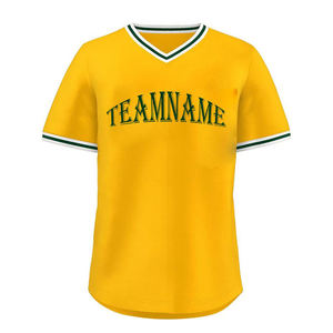 Maillot de baseball à col rond pour homme, pull sport en maille athlétique, tissu léger en maille avec empiècements contrastants, haut de sport urbain - Product Image 1