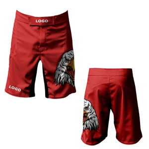 กางเกง MMA คุณภาพสูงสำหรับผู้ชาย ระบายอากาศได้ดี ยืดหยุ่น เหมาะสำหรับการฝึกซ้อมและการแข่งขัน ไม่มีกระเป๋า กางเกงต่อสู้ MMA สำหรับผู้ชาย - Product Image 4