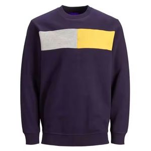 Sweat-shirt à col rond en molleton français pour homme, coupe classique, décontracté, coupe-vent, respirant, séchage rapide, hiver, imprimé personnalisé - Product Image 3