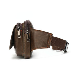Riñoneras Deportivas Ligeras de Alta Calidad Personalizadas, Riñoneras de Cuero Genuino Modernas y Elegantes para Hombre - Product Image 6