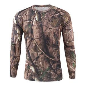 T-shirts UV légers, respirants, pour la randonnée et le sport, protection solaire UPF 50+, chemise camouflage à séchage rapide, manches longues pour hommes - Product Image 1