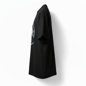 Camiseta Oversize Personalizada de Algodón Grueso de 300GSM para Hombre, Estilo Urbano, Hombros Caídos, Lisa, Tallas Grandes, Unisex, Holgada - Product Image 4