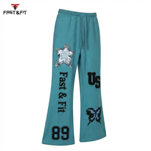 Professional Made New Design Eco-Friendly Quick Dry Casual Winter Street Wear Quick Dry Sweat Pants for Sale - Product Image 3