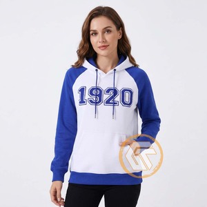 Tresors Grecs – Sweat à Capuche Décontracté Personnalisé Zeta Phi Beta Hiver/Automne en Coton Polaire 500g avec Logo Brodé sur le Devant – Écologique - Product Image 1