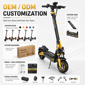 Trottinette électrique <span class=keywords><strong>V2</strong></span> MAX à double moteur, puissance de pointe 1640W, 48V 20Ah, longue autonomie, trottinette tout-terrain pour adultes, stock en entrepôt UE - Product Image 5