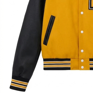 Veste universitaire Letterman pour homme, streetwear, veste universitaire boutonnée, veste universitaire coupe-vent pour homme - Product Image 2