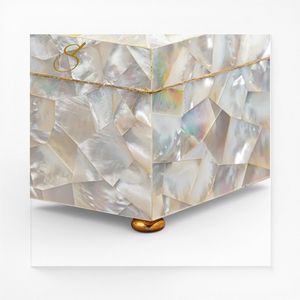 Genuine <b>Large</b> Mother of Pearl Jewelry <b>Box</b> Handmade Shell Inlay Storage Case Luxury Keepsake <b>Gift</b> <b>Box</b> Wholesale - Product Image 5