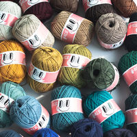 Fil à tricoter YARNA Olio (70g) en nylon texturé, marque coréenne, crochet, mode durable, résistant, convient aux débutants, tricot dynamique.