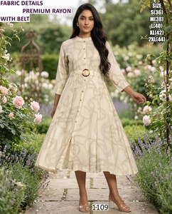 Royal Bloom brown <b>Kurti</b> - Product Image 2